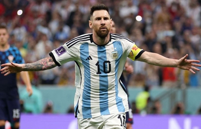 Lionel Messi tiếp tục thăng hoa. Ảnh: Mirror.