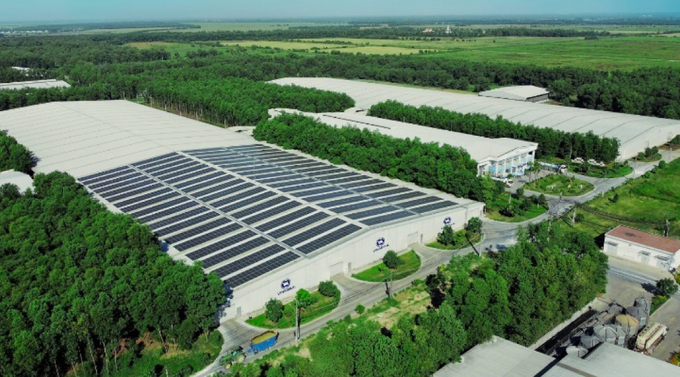 Hệ thống năng lượng mặt trời đã được lắp đặt tại các trang trại của Vinamilk.