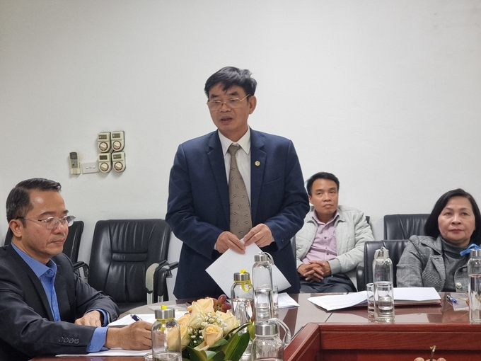 Ông Nguyễn Sông Thao, Phó Vụ trưởng Vụ Tổ chức cán bộ Bộ NN-PTNT chỉ đạo Hội nghị. Ảnh: Nam Khánh.