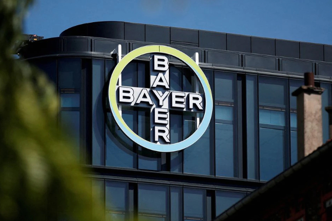 The Bayer AG logo sits on display at the headquarters in La Garenne-Colombes, near Paris, France, May 13, 2019. Photo: REUTERS/Benoit Tessier