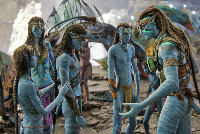 A scene in the 'Avatar - The way of water'.
