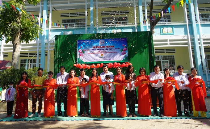 Phân bón Cà Mau khánh thành thêm 6 phòng học mới tại Đồng Tháp.
