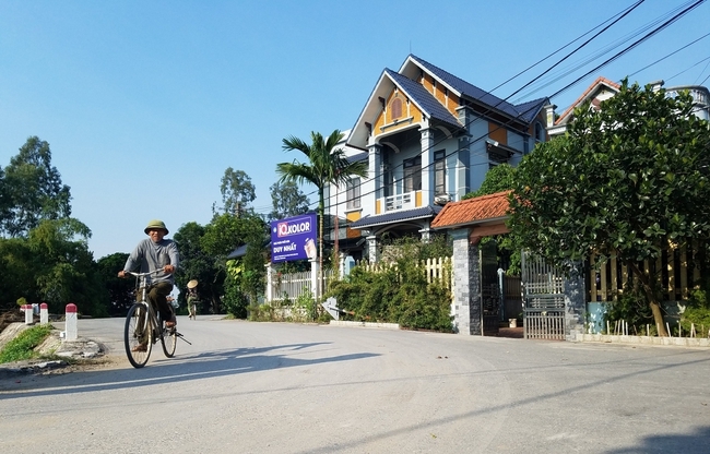 Một góc nông thôn của huyện Tiên Lữ 