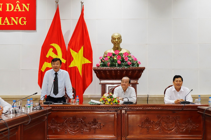 Hội Chăn nuôi tỉnh Tiền Giang tổ chức hội nghị tổng kết năm 2022. Ảnh: Minh Đảm.