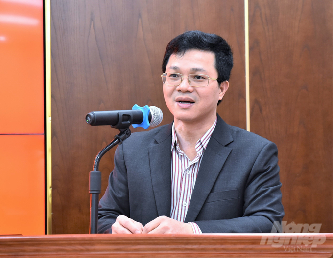 Mr Nguyen Van Long said the Ministry of Animal Health will soon allocate 5,000 salbutamol test kits to organize the implementation and monitoring of the use of banned substances in livestock from now until the Lunar New Year.  Photo: Pham Hieu.