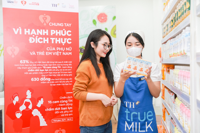 Góc cam ở TH true mart số 6 Tràng Tiền - Hà Nội.