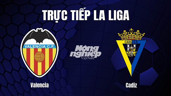 Trực tiếp bóng đá La Liga 2022/23 giữa Valencia vs Cadiz hôm nay 7/1/2023