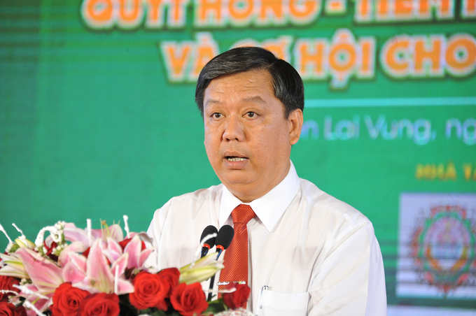 Ông Phan Văn Tập, Phó Chủ tịch UBND huyện Lai Vung. Ảnh: Lê Hoàng Vũ.