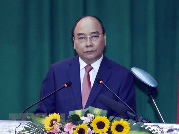 Chủ tịch nước Nguyễn Xuân Phúc. Ảnh: Thống Nhất/TTXVN.