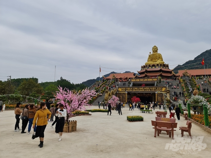 Trúc Lâm thiền viện, một trong những điểm du lịch tâm linh nổi tiếng ở Tuyên Quang.