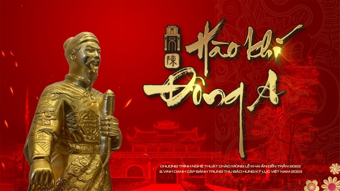 Poster chương trình nghệ thuật 'Hào khí Đông A'.