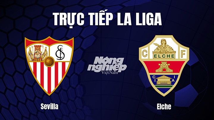 Trực tiếp bóng đá La Liga 2022/23 giữa Sevilla vs Elche ngày 29/1/2023