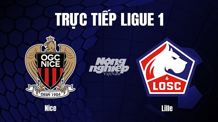 Trực tiếp bóng đá Ligue 1 (VĐQG Pháp) 2022/23 giữa Nice vs Lille hôm nay 29/1/2023