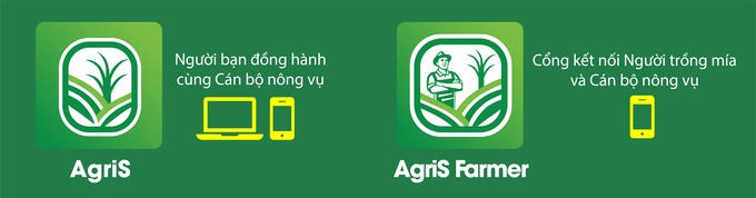 TTC AgriS DigiFarm bao gồm hai ứng dụng chuyên chính và thân thiện với người dùng: AgriS và AgriS Farmer.