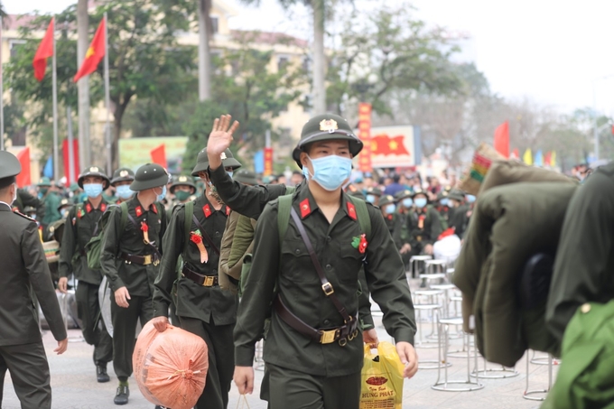 Theo đánh giá, chất lượng thanh niên trúng tuyển năm nay có nhiều chuyển biến và tăng đáng kể về các chỉ số. Ảnh: VT.