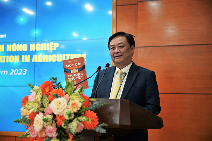 Bộ trưởng Bộ NN-PTNT Lê Minh Hoan cho biết, hợp tác quốc tế thể hiện vai trò ngày càng quan trọng trong bối cảnh toàn cầu hóa và hội nhập trở thành một xu thế tất yếu. Ảnh: Linh Linh.