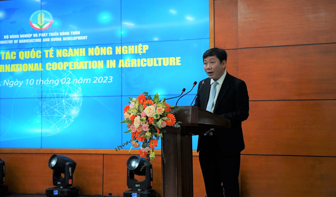 Ông Nguyễn Đỗ Anh Tuấn, Vụ trưởng Vụ Hợp tác Quốc tế, Bộ NN-PTNT. Ảnh: Linh Linh.