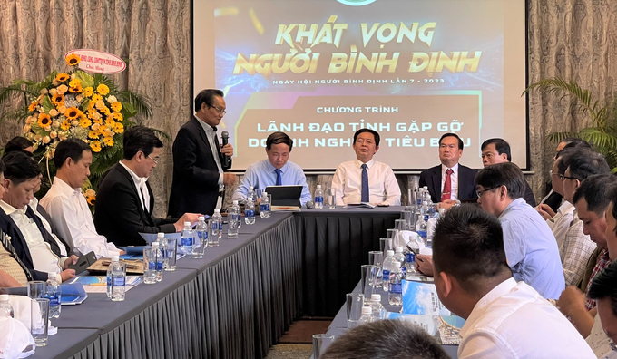 Lãnh đạo tỉnh Bình Định gặp gỡ những doanh nghiệp tiêu biểu tại TP Hồ Chí Minh.