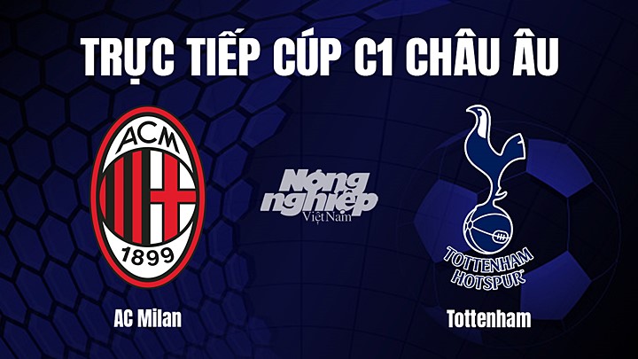Trực tiếp bóng đá Cúp C1 Châu Âu giữa AC Milan vs Tottenham hôm nay 15/2/2022