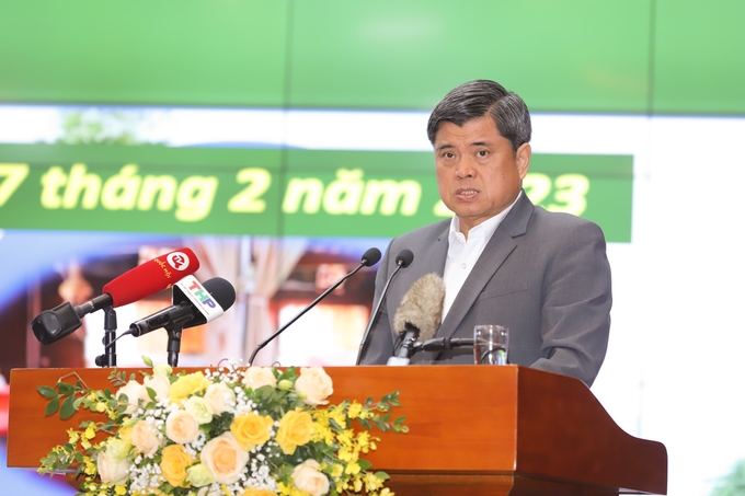 Thứ trưởng Bộ NN-PTNT Trần Thanh Nam phát biểu tại hội nghị. Ảnh: Đinh Mười.