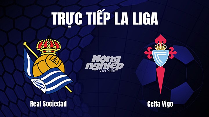 Trực tiếp bóng đá La Liga 2022/23 giữa Real Sociedad vs Celta Vigo hôm nay 18/2/2023