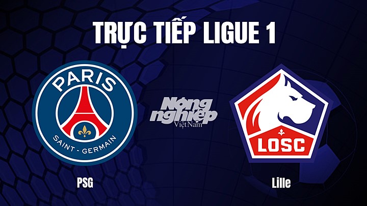 Trực tiếp bóng đá Ligue 1 (VĐQG Pháp) 2022/23 giữa PSG vs Lille hôm nay 19/2/2023