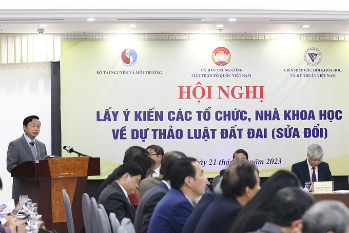 Phó Thủ tướng Trần Hồng Hà phát biểu tại Hội nghị. Ảnh: K.Trung.