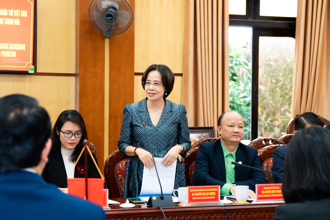 Bà Nguyễn Thị Lan Hương, Chủ tịch CLB Nông nghiệp Công nghệ cao.