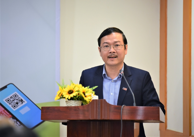 Editor-in-Chief of Vietnam Agriculture News Nguyen Ngoc Thach.