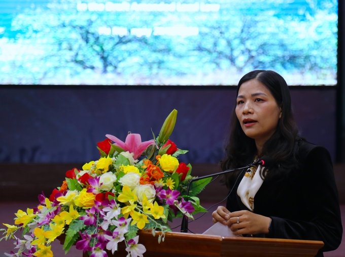 Phó Vụ trưởng Vụ Pháp chế (Bộ NN-PTNT) Nguyễn Thị Mai Hiên. Ảnh: Huy Bình.
