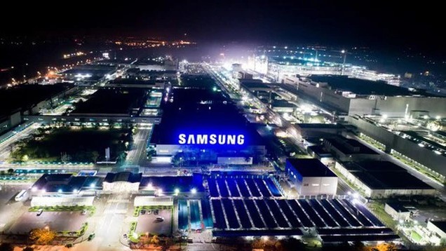 Nhà máy Samsung tại Khu công nghiệp Yên Bình, Thái Nguyên. Ảnh: TN.