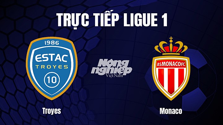 Trực tiếp bóng đá Ligue 1 (VĐQG Pháp) 2022/23 giữa Troyes vs Monaco hôm nay 5/3/2023