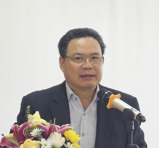 Thứ trưởng Bộ LĐ-TB&XH Lê Văn Thanh phát biểu tại Hội nghị. Ảnh: Nam Khánh.