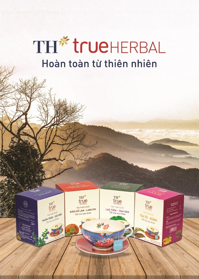 Bộ sản phẩm trà thảo dược túi lọc TH true HERBAL.