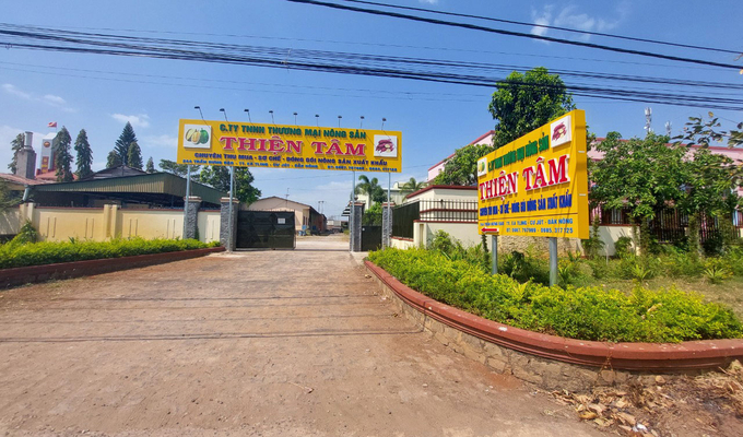Công ty TNHH Thương mại Nông sản Thiện Tâm là một trong 2 cơ sở đóng gói tại tỉnh Đắk Nông kiểm tra, cấp mã trong đợt này. Ảnh: Quang Yên.