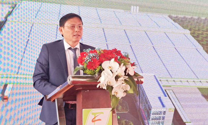 Ông Nguyễn Tuấn Hà, Phó Chủ tịch Thường trực UBND tỉnh Đắk Lắk phát biểu tại buổi lễ. Ảnh: M.P.