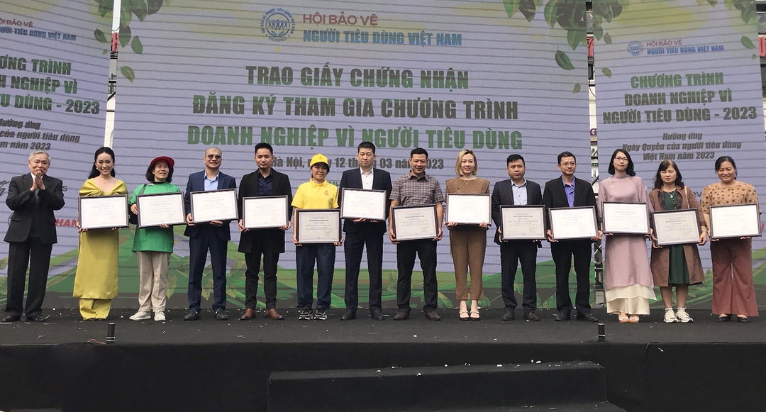 Companies participating in the program receive certificates.