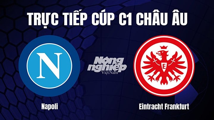 Trực tiếp bóng đá Cúp C1 Châu Âu giữa Napoli vs Eintracht Frankfurt hôm nay 16/3/2023