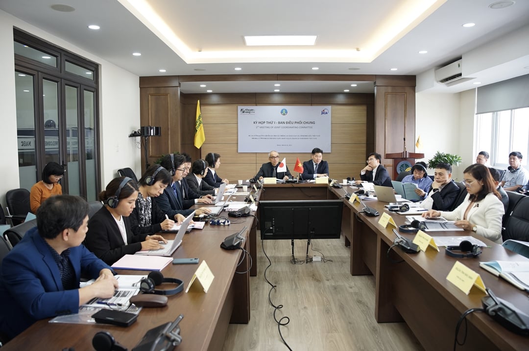 Kỳ họp Ban điều phối chung lần thứ nhất dự án 'tăng cường chuỗi giá trị cây trồng an toàn tại các tỉnh phía bắc Việt Nam' ngày 16-3. Ảnh: Linh Linh.