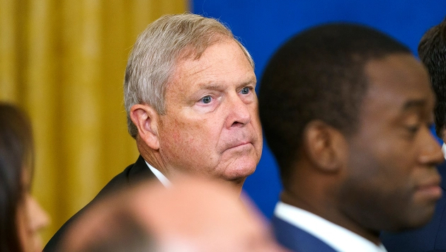 Secretary of Agriculture Tom Vilsack is seen before a ceremony to unveil portraits of former President Obama and first lady Michelle Obama in the East Room of the White House on, Wednesday, September 7, 2022.