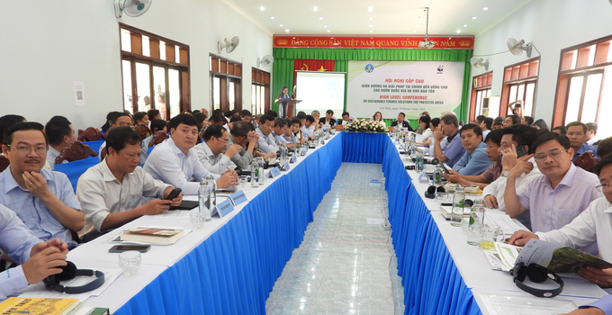A high-level workshop was co-organized by the MARD and WWF on March 18. Photo: Tran Trung.