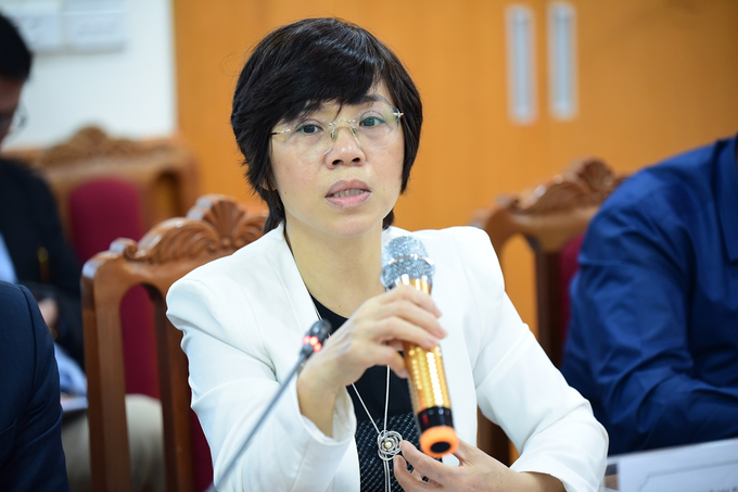 Bà Nguyễn Giang Thu - Phó Vụ trưởng vụ KHCN-MT Bộ NN-PTNT (3)
