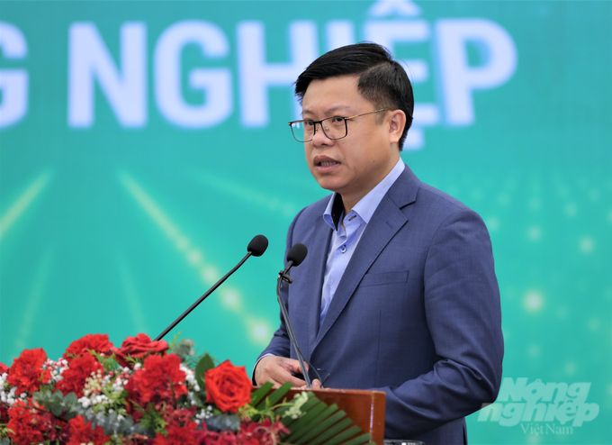 Theo ông Nguyễn Quốc Toản, chuyển đổi số trong nông nghiệp được đặt trong bối cảnh xu hướng số đang dịch chuyển nền kinh tế. Ảnh: Phạm Hiếu.
