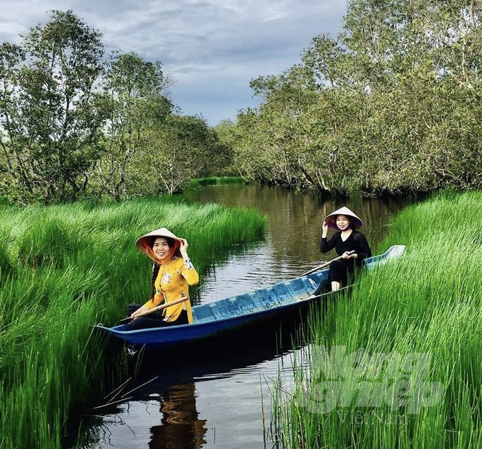 After the COVID-19 pandemic, the ecotourism model tends to attract many tourists. Photo: Trong Linh.