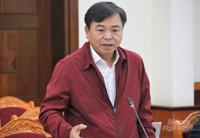 According to Deputy Minister Nguyen Hoang Hiep, droughts are forecast to occur in the Central and Central Highlands regions in 2023. Consequently, the lack of water will prevent rice irrigation in the Red River Delta region. Photo: Pham Hieu.