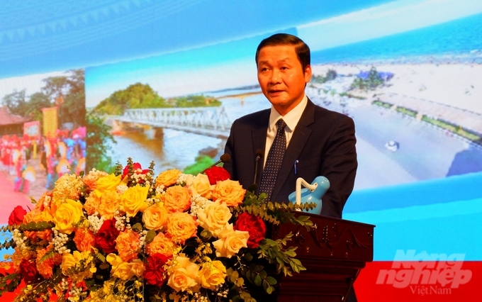 Ông Đỗ Minh Tuấn, Chủ tịch UBND tỉnh Thanh Hóa. Ảnh: Quốc Toản.
