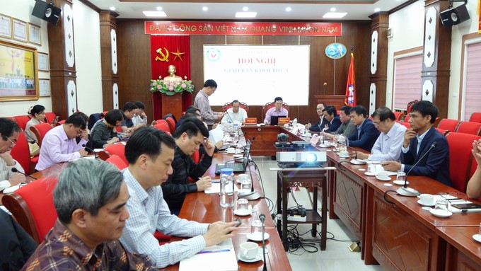 Deputy Minister Phung Duc Tien chaired the Veterinary Medicine Progress Conference in the first quarter of 2023. Photo: Quang Linh.