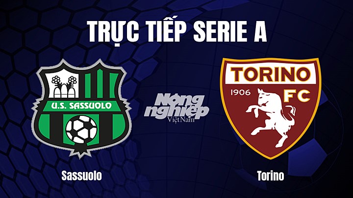 Trực tiếp bóng đá Serie A (VĐQG Italia) 2022/23 giữa Sassuolo vs Torino hôm nay 4/4/2023