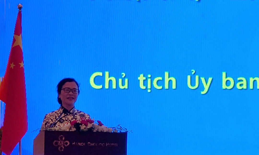 Bà Hoàng Lê, Chủ tịch Ủy ban Xúc tiến thương mại Tứ Xuyên, đánh giá cao tiềm năng, dư địa của sự hợp tác với Việt Nam.