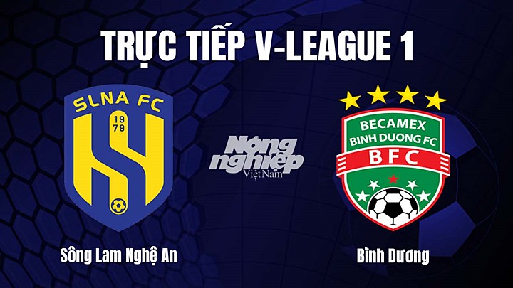 Trực tiếp bóng đá V-League 2023 giữa SLNA vs Bình Dương hôm nay 7/4/2023